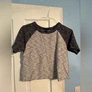 Forever 21 womens crop baseball tee